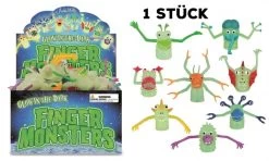Crazy Three Nachtleuchtende Fingermonster (1 Stück)