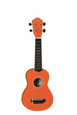 Rattlesnake Ukulele In Orange Sopranukulele