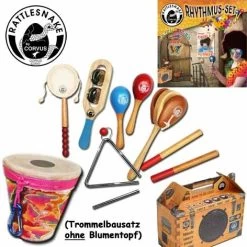 Rattlesnake Instrument Rhythmus-Set 01 In Musik-Box